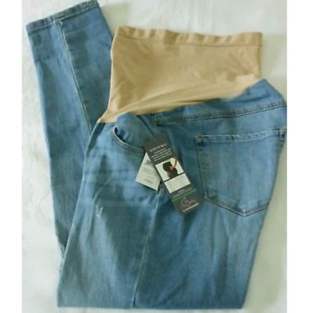 🐣OH BABY MOTHERHOOD Straight Cut Jeans Distressed